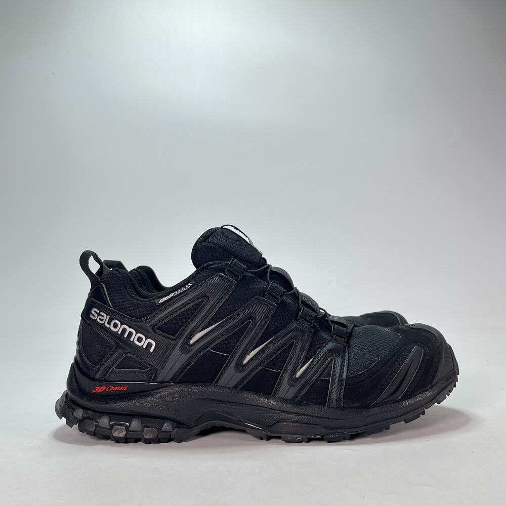 Salomon XA Pro 3D Black Trail Running Hiking Shoes Sneakers 393665 Mens Size 7.5